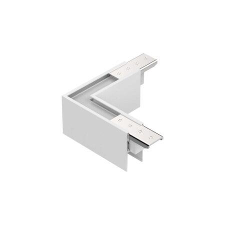 Magnetinės sistemos paviršinio bėgelio EGO kampinis sujungimas, baltas, 282824