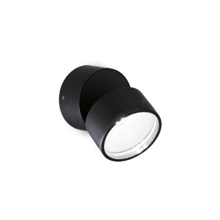 7W paviršinis lauko šviestuvas OMEGA ROUND, juodas, 4000K, 285504