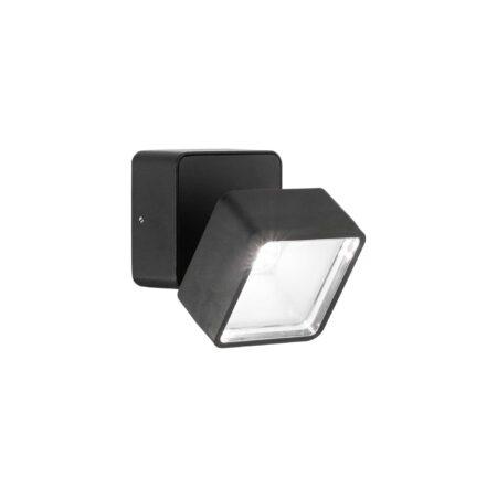7W paviršinis lauko šviestuvas OMEGA SQUARE, juodas, 4000K, 285535