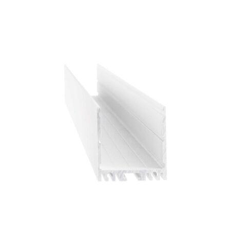 Paviršinis LED juostos profilis VISION TRIMLESS, baltas, 3m, su dangteliu ir užbaigimais, 270548