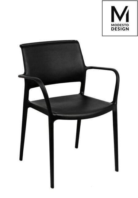 Kėdė PETRA, juoda, plastikinė
