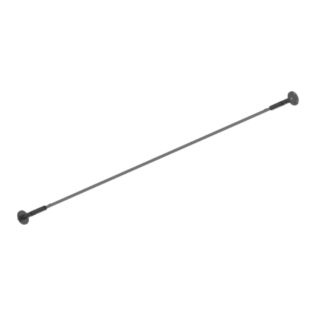 Lankstus LED juostos profilis TESI, juodas, 5m, 302263