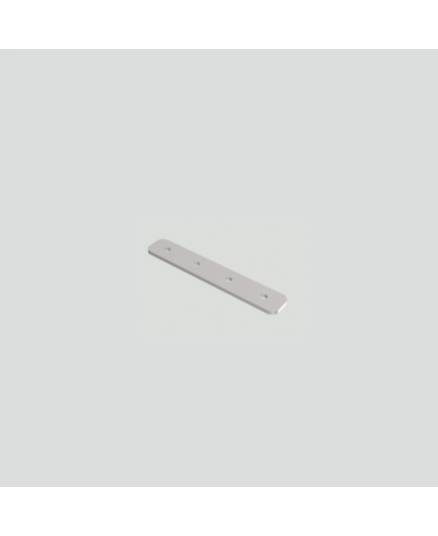 LED kampinio profilio tiesus sujungimas, metalo sp., 20326-SC