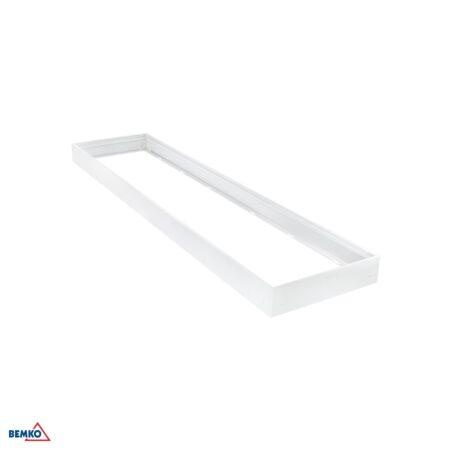 LED panelės montavimo rėmelis, baltas, 120x30cm