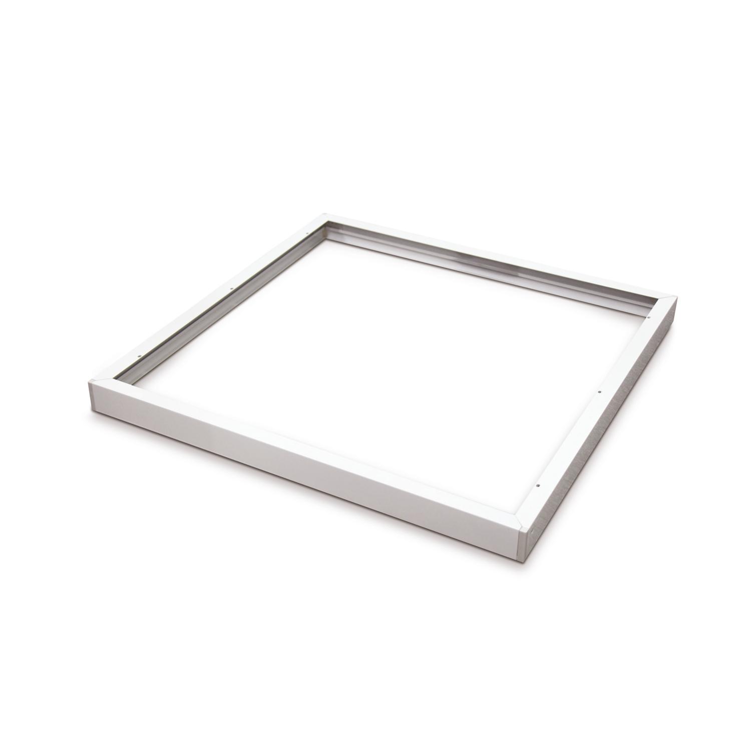 LED panelės rėmelis CLICK, baltas, 60x60cm, 73mm aukščio