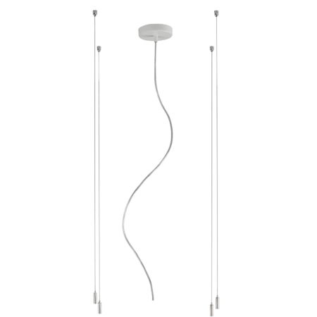 LED šviestuvo ISIA pakabinimo rinkinys, baltas, 6m, 81CON34536B