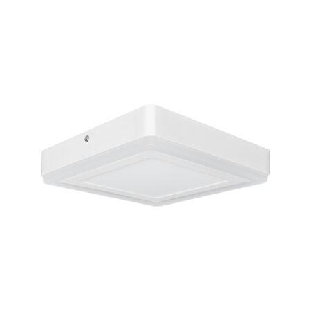 15W LED paviršinis šviestuvas LED CLICK WHITE SQ 200 mm, baltas, 3000K