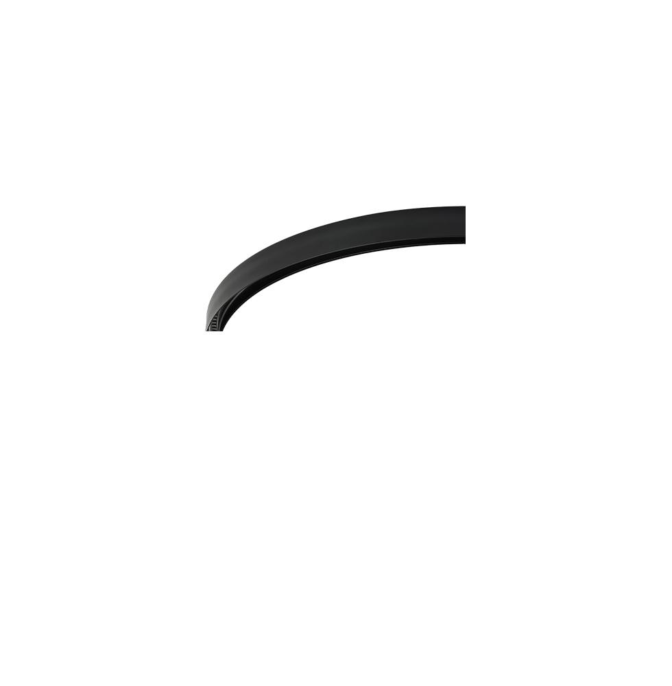 Lenktas magnetinis bėgelis VIOKEF MAGNETIC CURVY, juodas, ketvirtis 900mm apskritimo, 02/0400-C