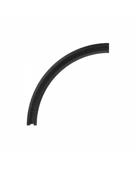 Lenktas užglaistomas magnetinės sistemos ZAMBELIS MAGNETIC bėgelis, 48V, juodas, 60cm, 22276