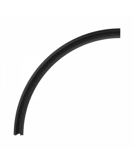 Lenktas užglaistomas magnetinės sistemos ZAMBELIS MAGNETIC bėgelis, 48V, juodas, 90cm, 22278