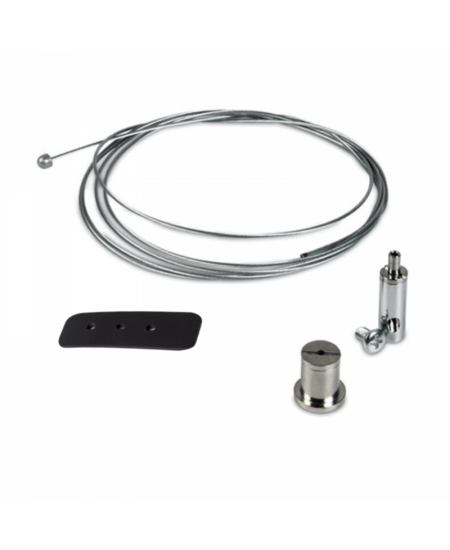 Lenkto magnetinės sistemos ZAMBELIS MAGNETIC bėgelio pakabinimo rinkinys, metalo sp., 2m, 22121