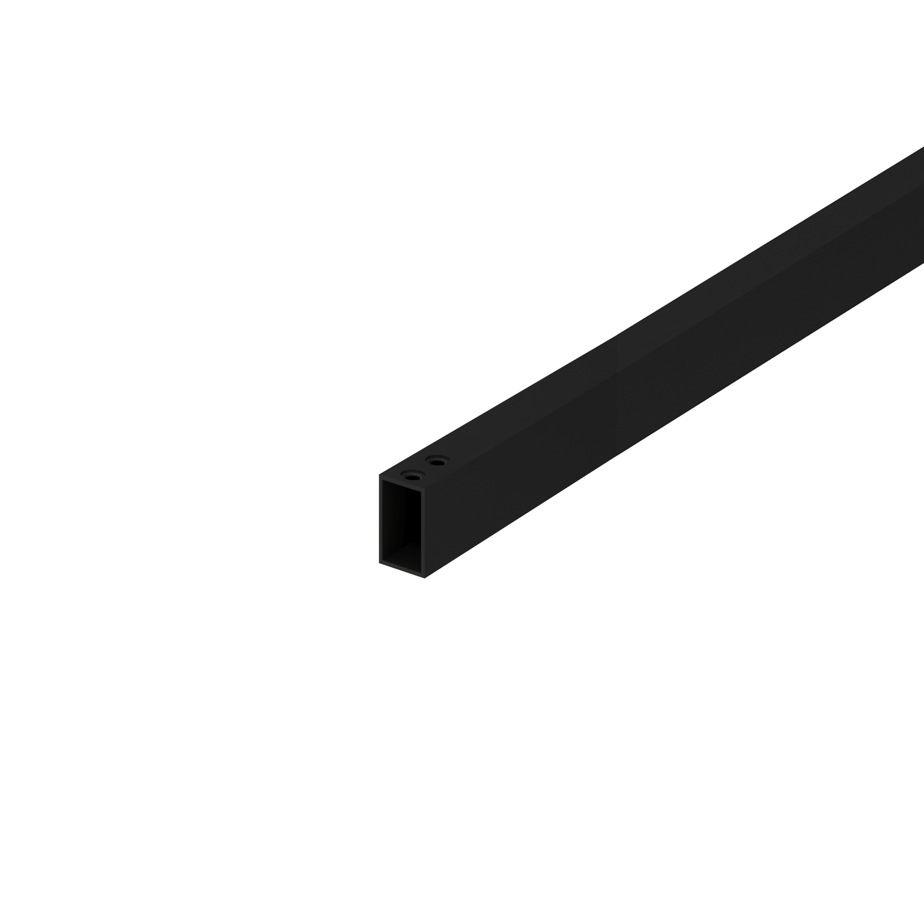 Linijinės sistemos PIPE bėgelis, juodas, 600mm, K1002240N