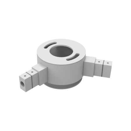 Linijinės sistemos PIPE L formos 120° kampo sujungimas, baltas, K1002147B