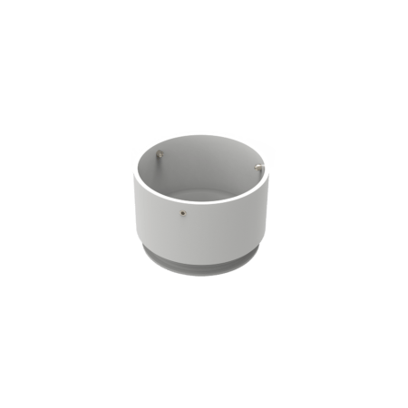 Linijinės sistemos PIPE montavimo elementas, baltas, 1TUB0033B