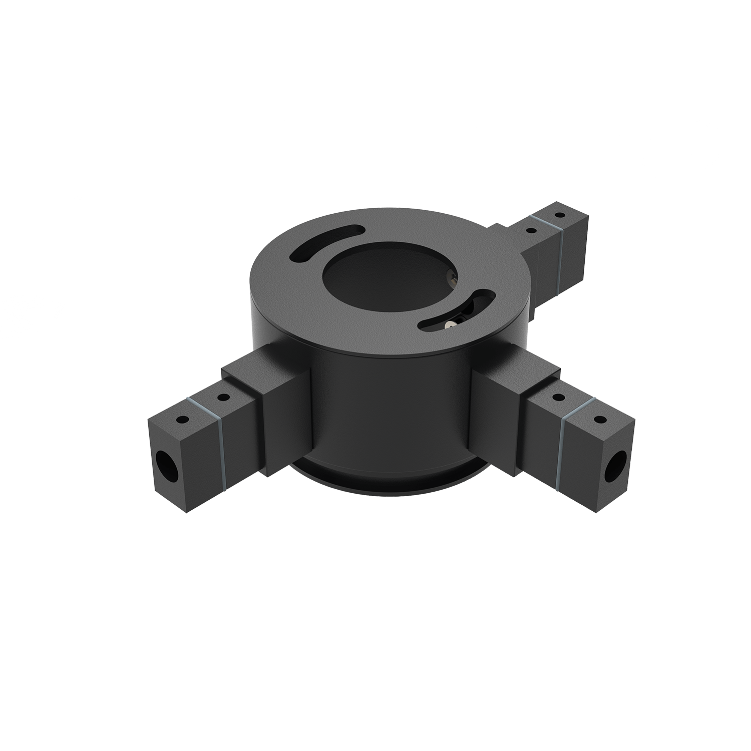 Linijinės sistemos PIPE T formos 90° kampo sujungimas, juodas, K1002144N