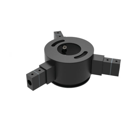 Linijinės sistemos PIPE Y formos 120° kampo sujungimas, juodas, K1002143N