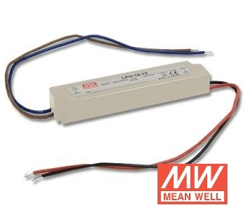 18W LED Maitinimo šaltinis Mean Well 24V IP67