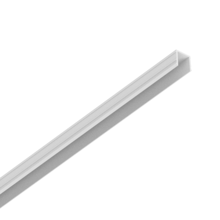Magnetinės sistemos bėgelio dangtelis EGO, baltas, 1m, 344768
