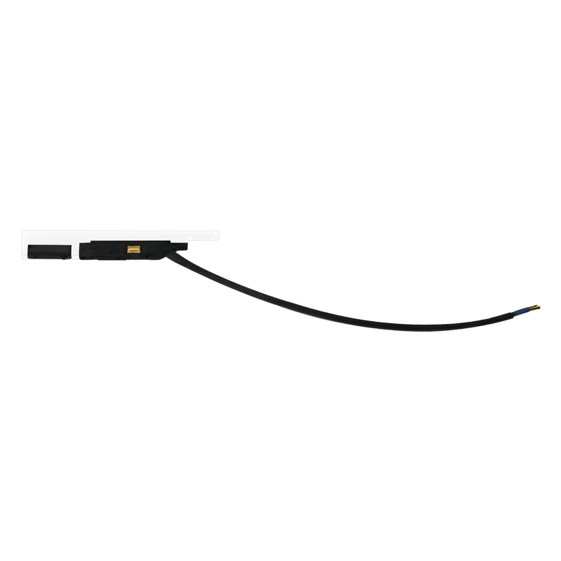 Magnetinės sistemos ZAMBELIS MAGNETIC 5MM bėgelio užbaigimas su užmaitinimu, matinės baltos sp., 48V, 2508-W