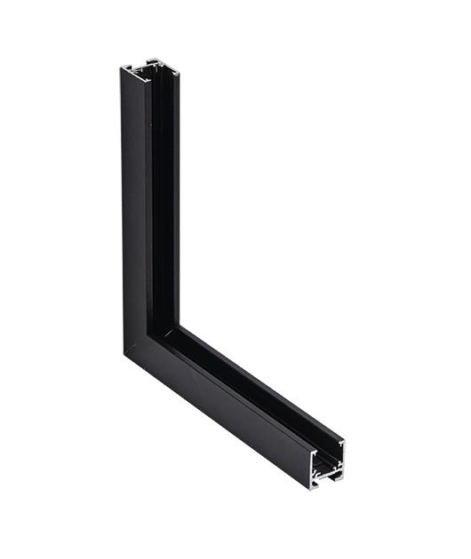 Magnetinio bėgelio ZAMBELIS kampinis vertikalus sujungimas, juodas, 2085B-C1 - Image 2