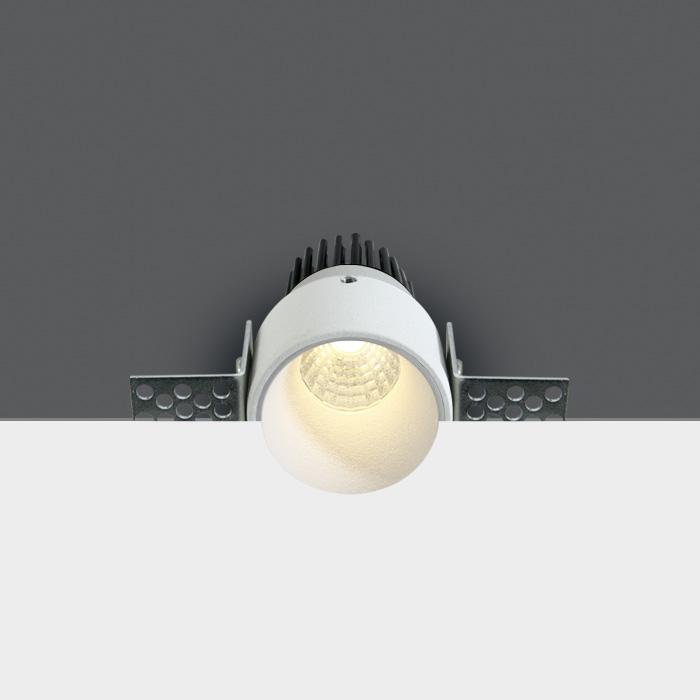 3W LED užglaistomas šviestuvas, baltas, 3000K, 10103BTR/W/W - Image 2