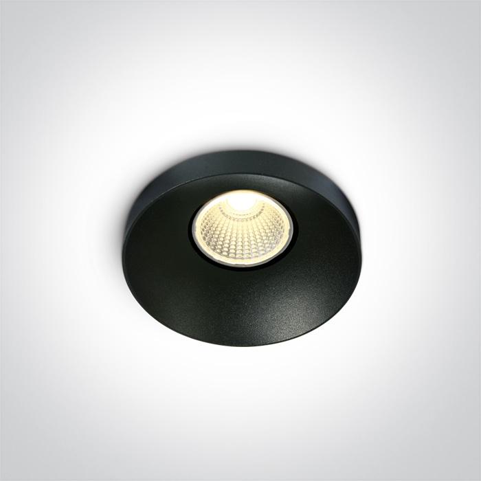 8W LED įleidžiamas šviestuvas, juodas, 3000K, 10108R/B/W - Image 2
