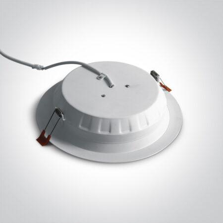 24W LED įleidžiamas šviestuvas, baltas, 3000K, 10124T/W/W