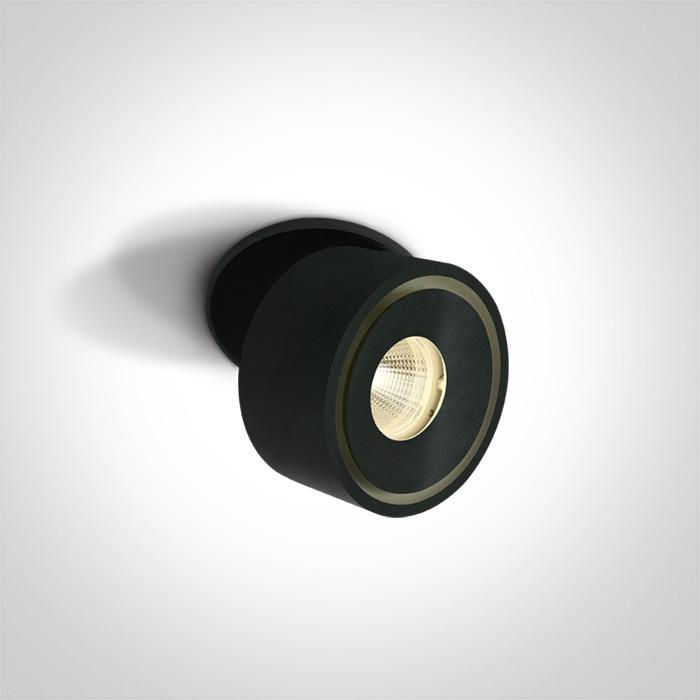 8W LED įleidžiamas pakreipiamas šviestuvas, juodas, 3000K, 11108LA/B/W - Image 2