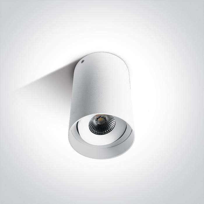 10W LED cilindro formos šviestuvas, baltas, 3000K, 12110D/W/W - Image 2