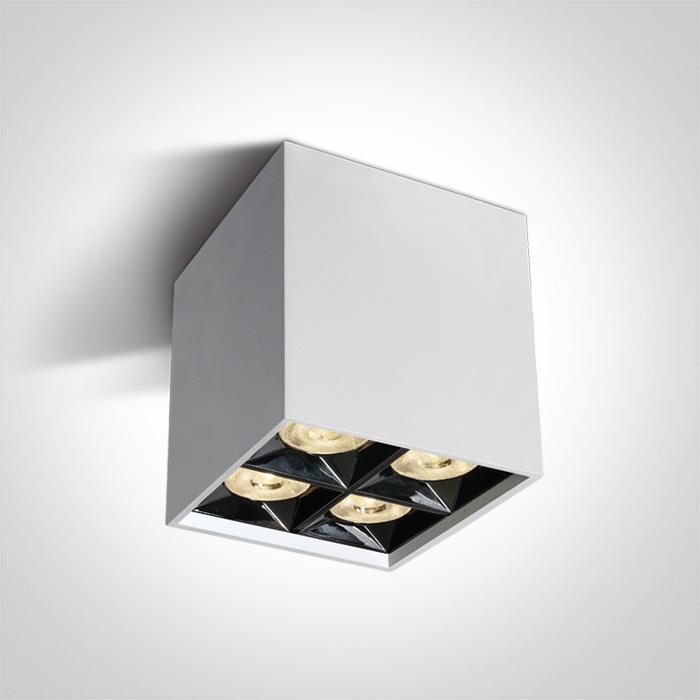 15W LED paviršinis šviestuvas, baltas, 3000K, 12406B/W/W - Image 2