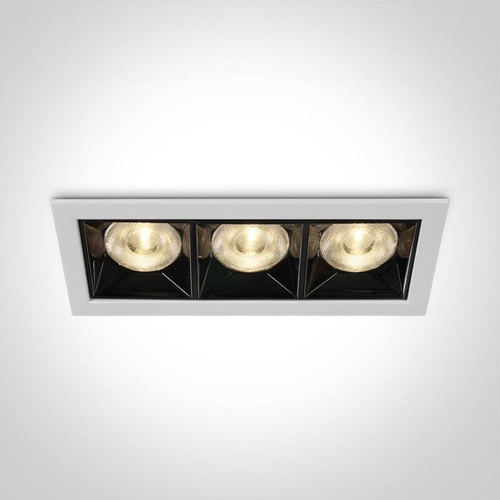 12W LED įleidžiamas šviestuvas, baltas, 3000K, 50306B/W/W - Image 2