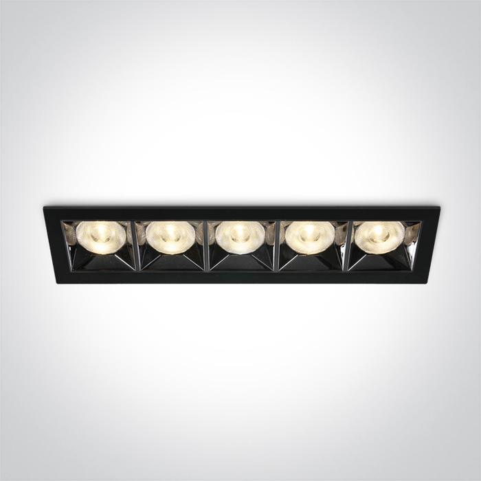 20W LED įleidžiamas šviestuvas, juodas, 3000K, 50506B/B/W - Image 2