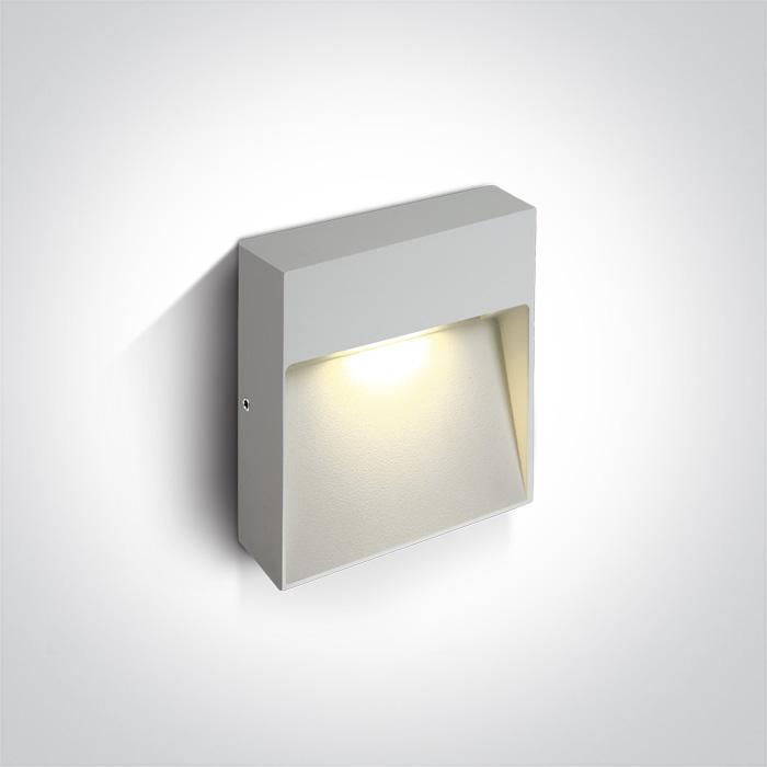 9W LED sieninis šviestuvas, baltas, 3000K, 67360A/W/W - Image 2