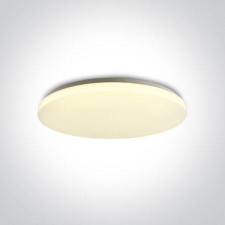 50W plafonas, baltas, 3000K, 62026D/W/W