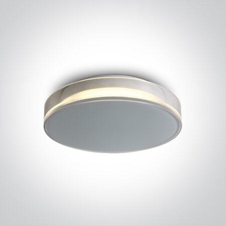 12W LED plafonas, baltas, 3000K, 67478/W/W