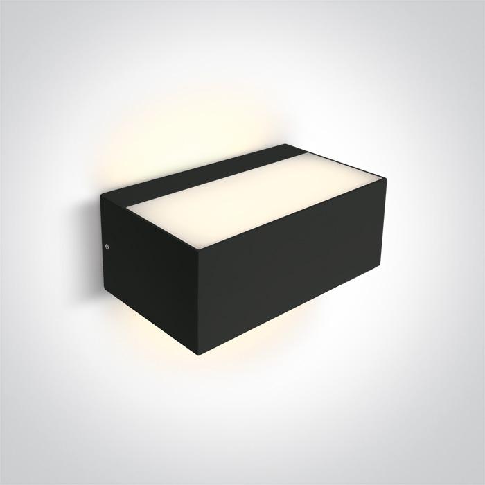 12W LED paviršinis fasado šviestuvas, antracito sp., E27, 67518/AN