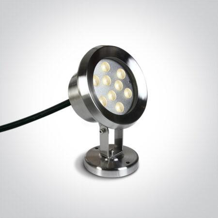 9W LED baseino šviestuvas, nerūdijančio plieno sp., 4000K, IP68, 69064C/C