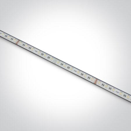 19,2W/m lanksti LED juosta, 60LED/m, RGB+3000K, IP68, karpoma kas 10cm, 5m ritė, 7830W/RGBW