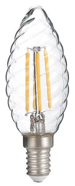 4W LED žvakės formos lemputė OPTONICA C35, E14, 2700K - Image 2