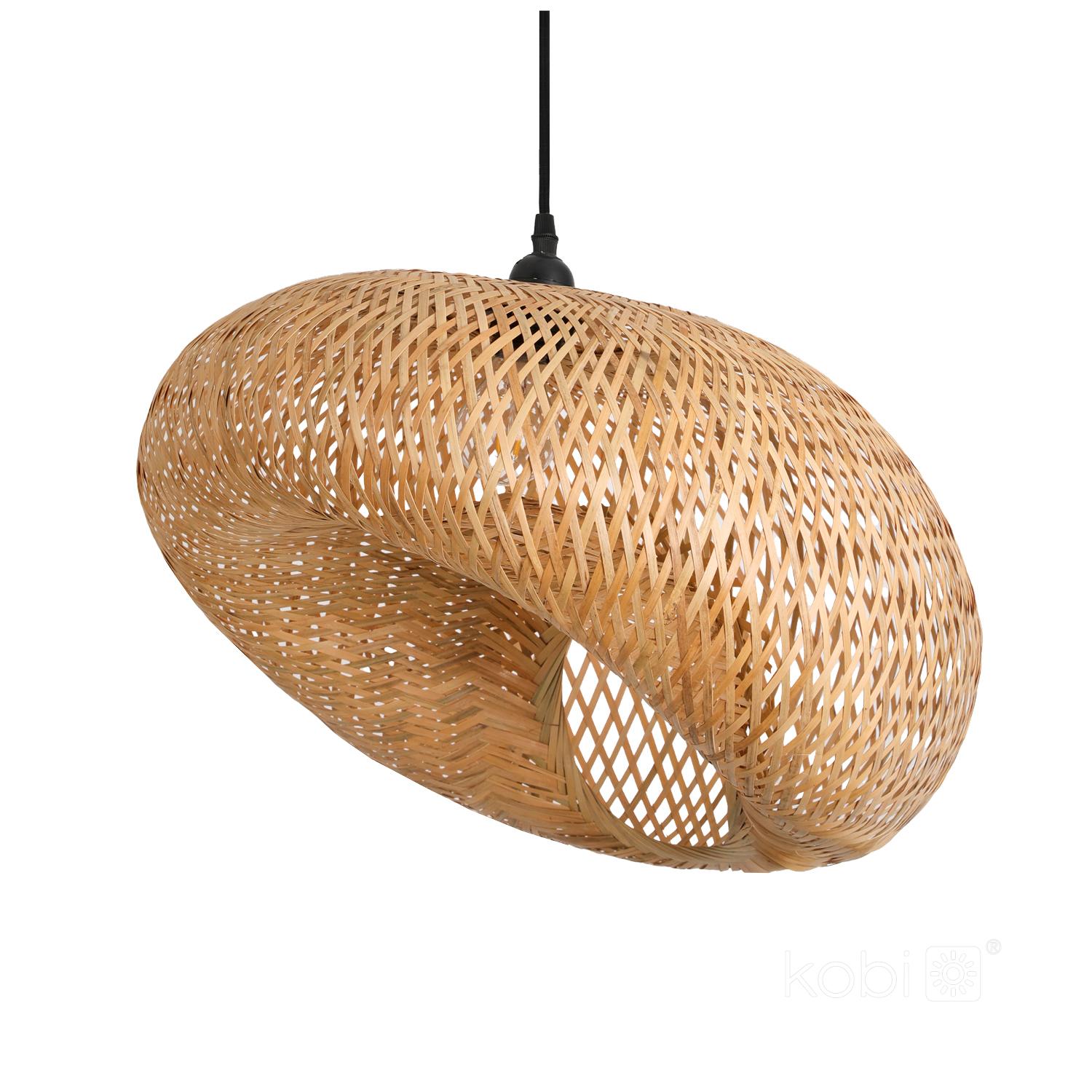 Pakabinamas šviestuvas BOHO BEMIDI S, E27, medžio sp.