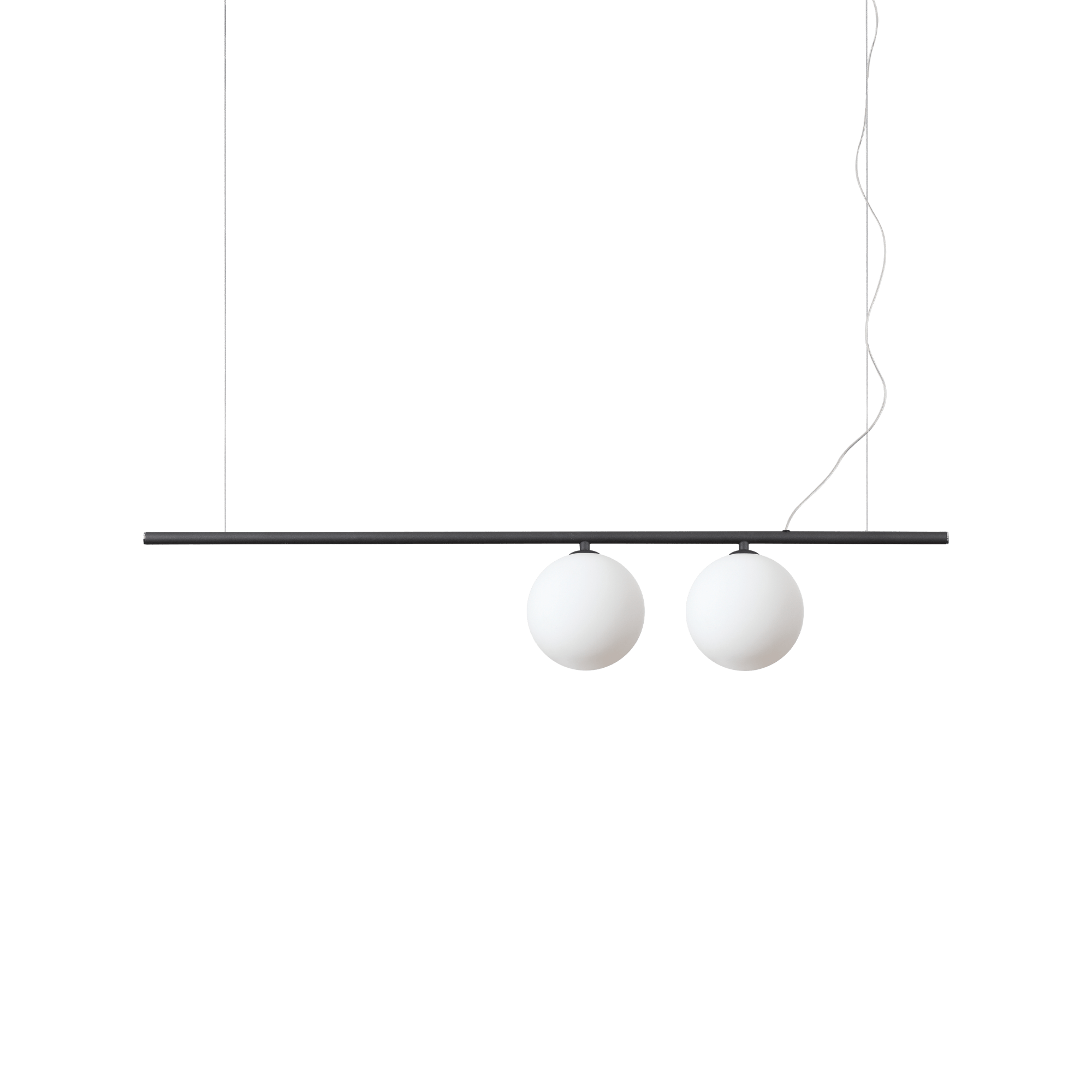 Pakabinamas šviestuvas PERLINE, G9, juodas, 306995