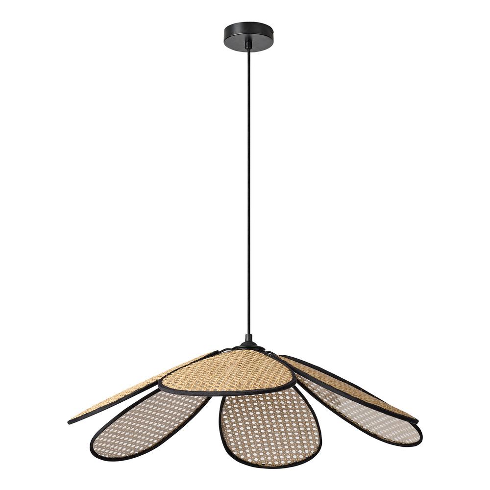 Pakabinamas šviestuvas RATTAN DAISY, E27, smėlio sp.