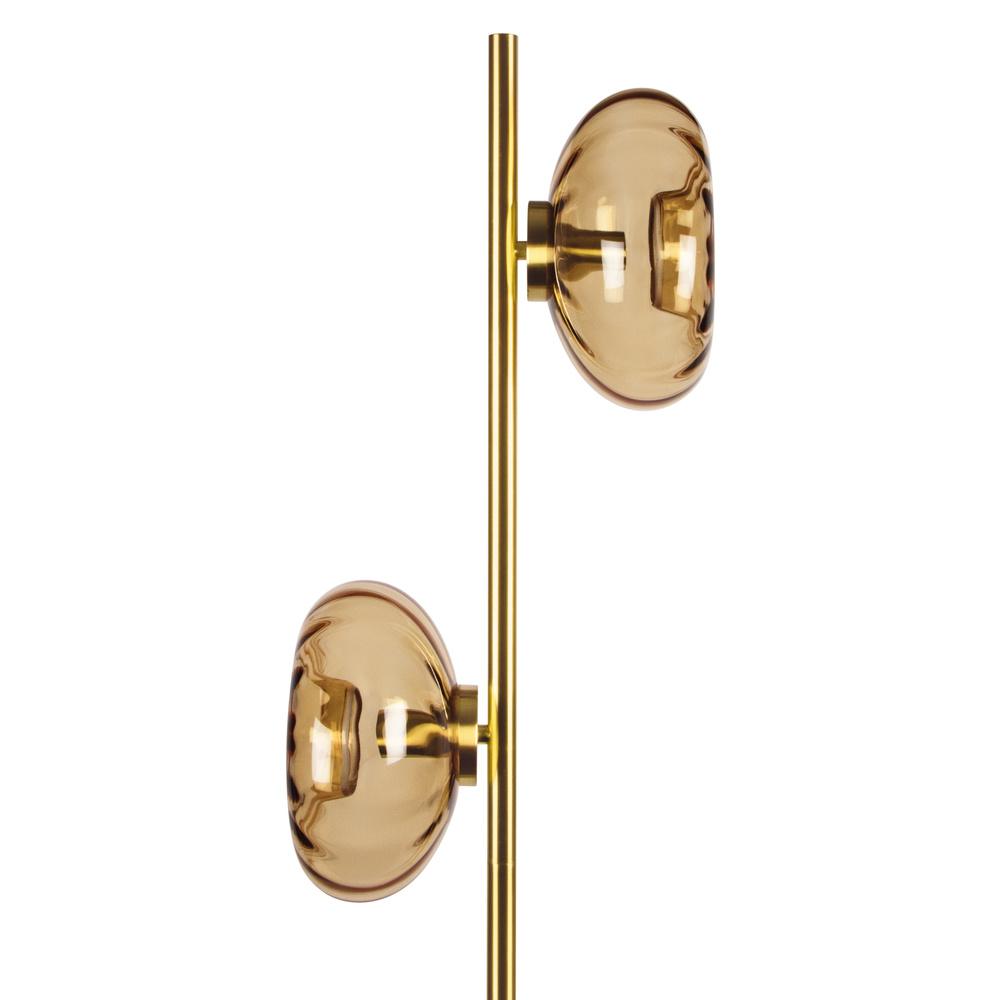 Pastatomas šviestuvas GOLD GLASS, 2xE14, aukso sp.