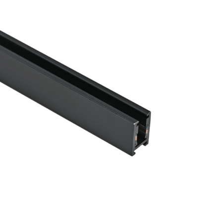Paviršinis magnetinės sistemos ZAMBELIS MAGNETIC 5MM bėgelis, matinės juodos sp., 48V, 3m, 2503