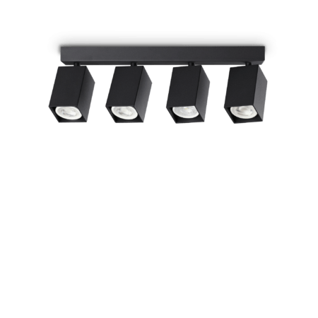 Paviršinis šviestuvas DYNAMITE, 4xGU10, juodas, 371368