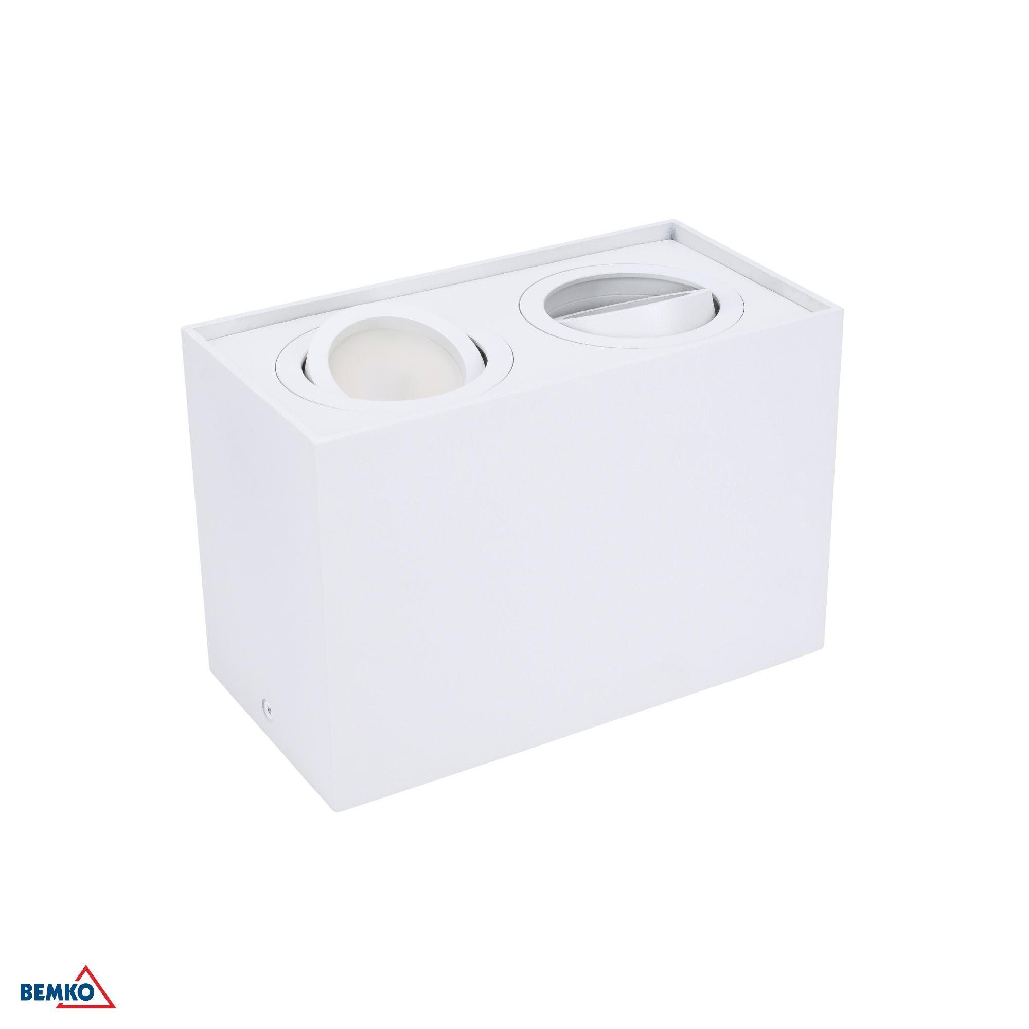 Paviršinis šviestuvas ORTAL, 2xGU10, baltas