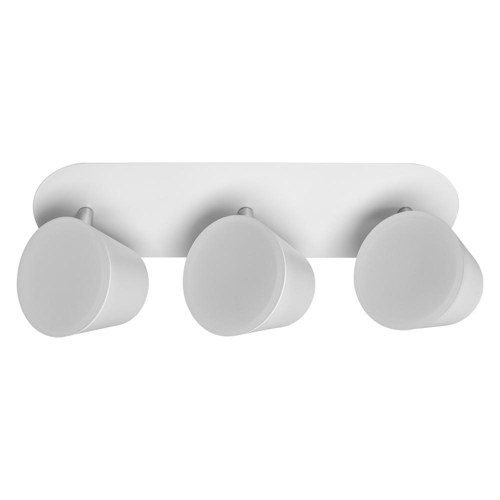 Paviršinis šviestuvas SPOT, 3xGU10, baltas, IP44, su 3x7W 3000/4000K LED lemputėm