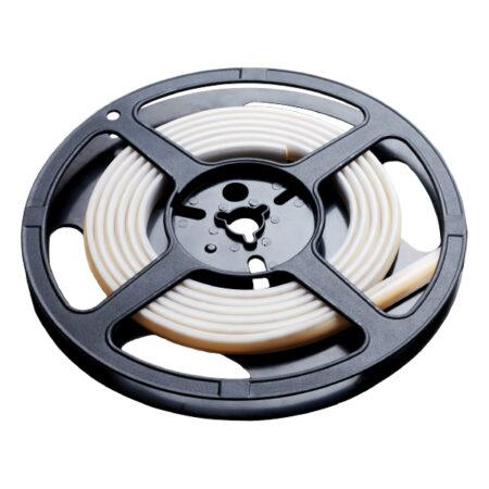 Rinkinys - 8W/m LED COB juosta, 24V, 3000K, IP65, 5m, su maitinimo šaltiniu ir nuotolinio valdymo pulteliu
