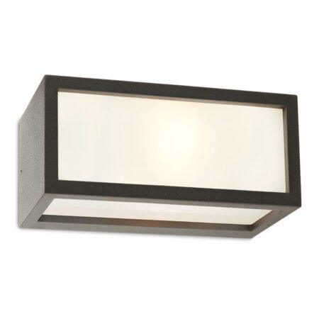 Sieninis lauko šviestuvas BRICK, E27, tamsiai pilkas, IP54, 9896