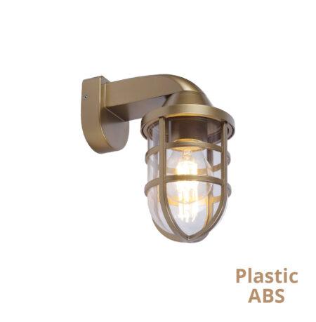 Sieninis lauko šviestuvas CAP, E27, žalvario sp., IP44, 4298101